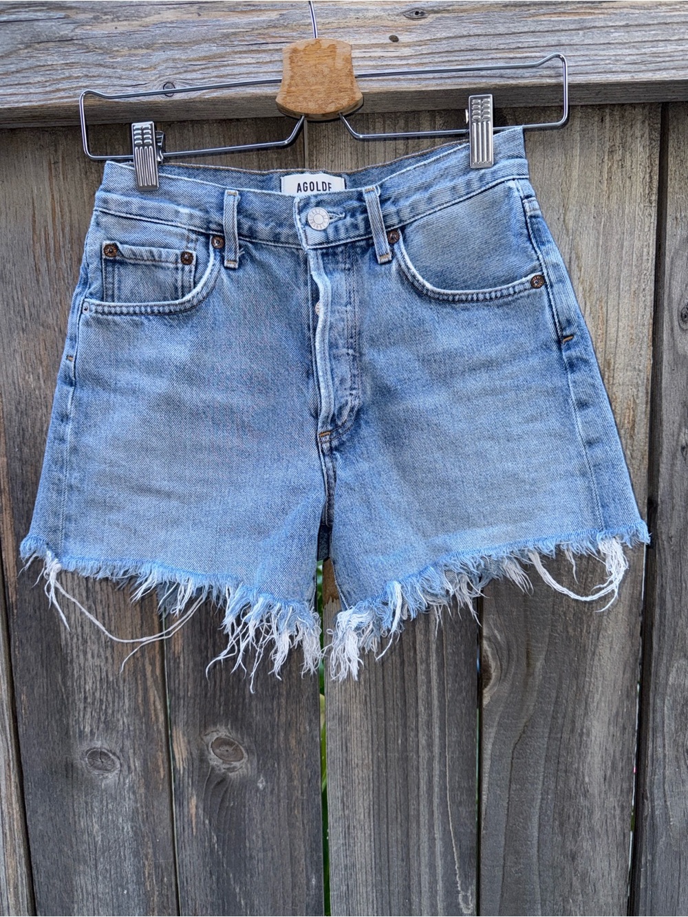 AGOLDE Reese Relaxed Cut Off Short Size 23